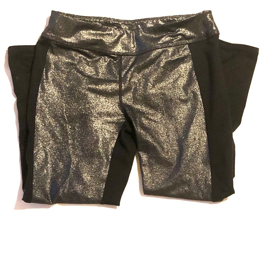 Black Glittery Leggings